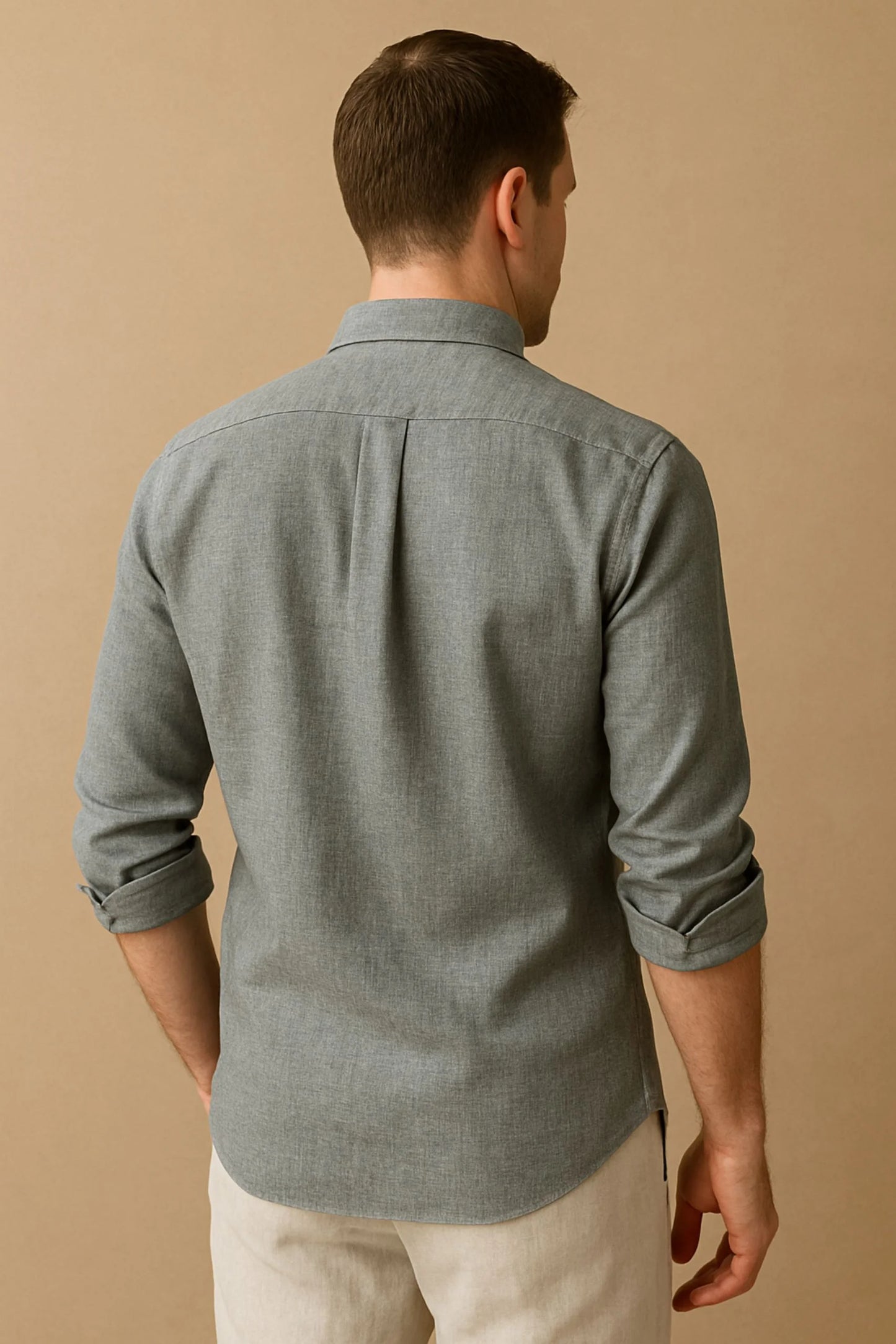LINEN SHIRT | SMOKE GRAY