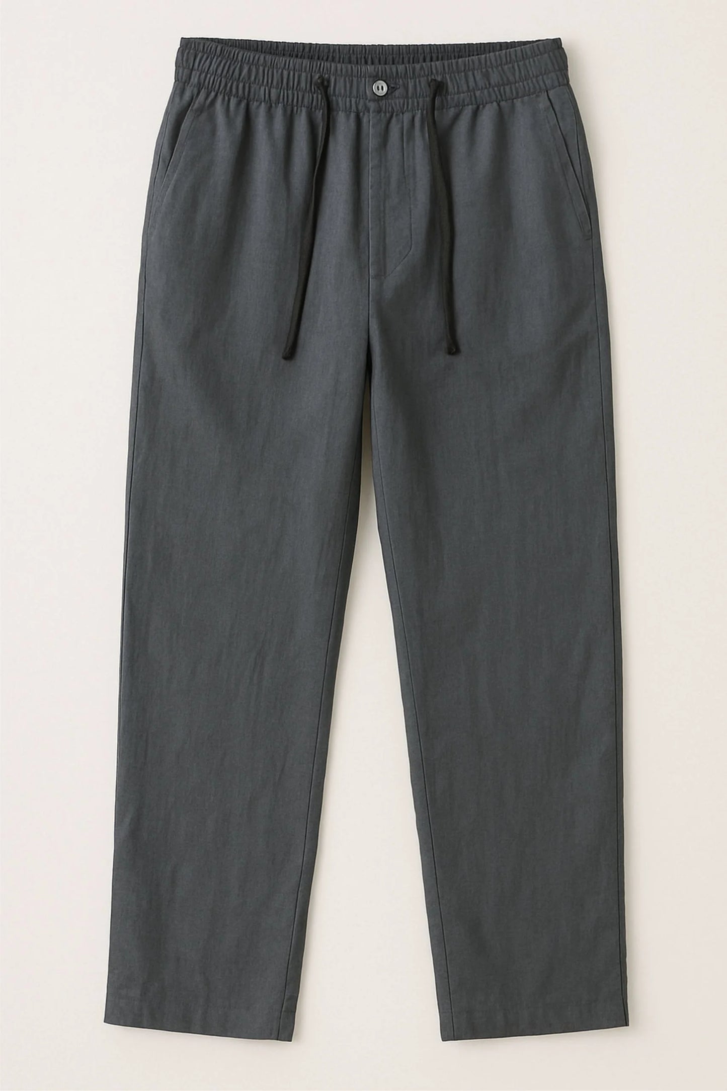 LINEN TROUSER | CHARCOAL