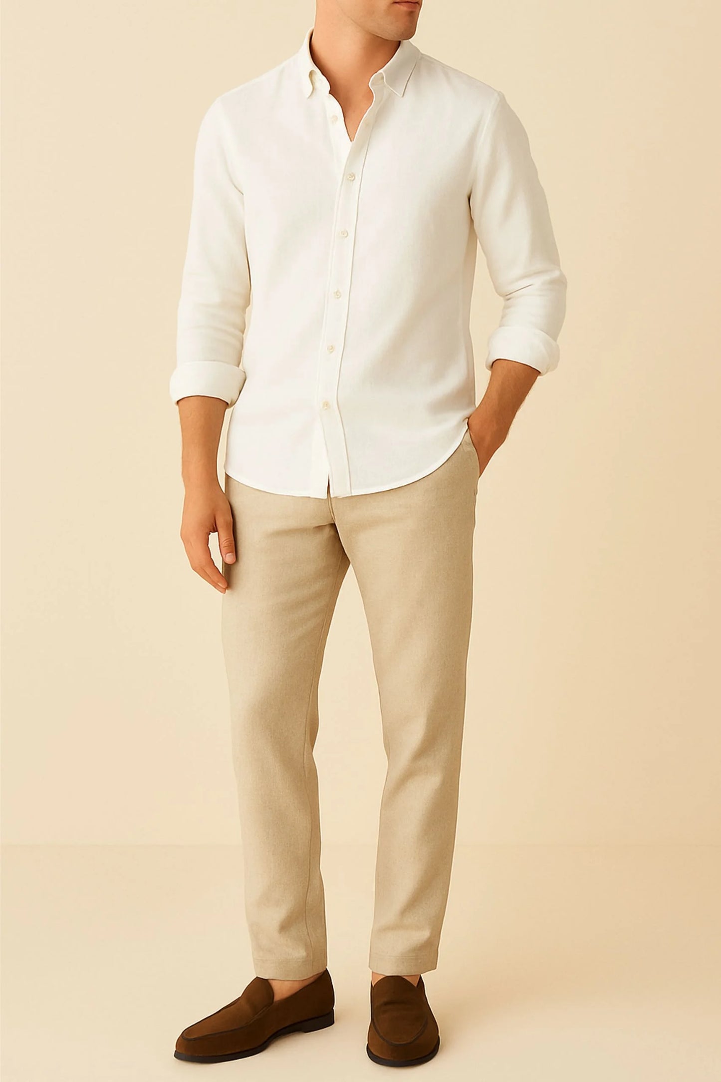 LINEN SHIRT | WHITE