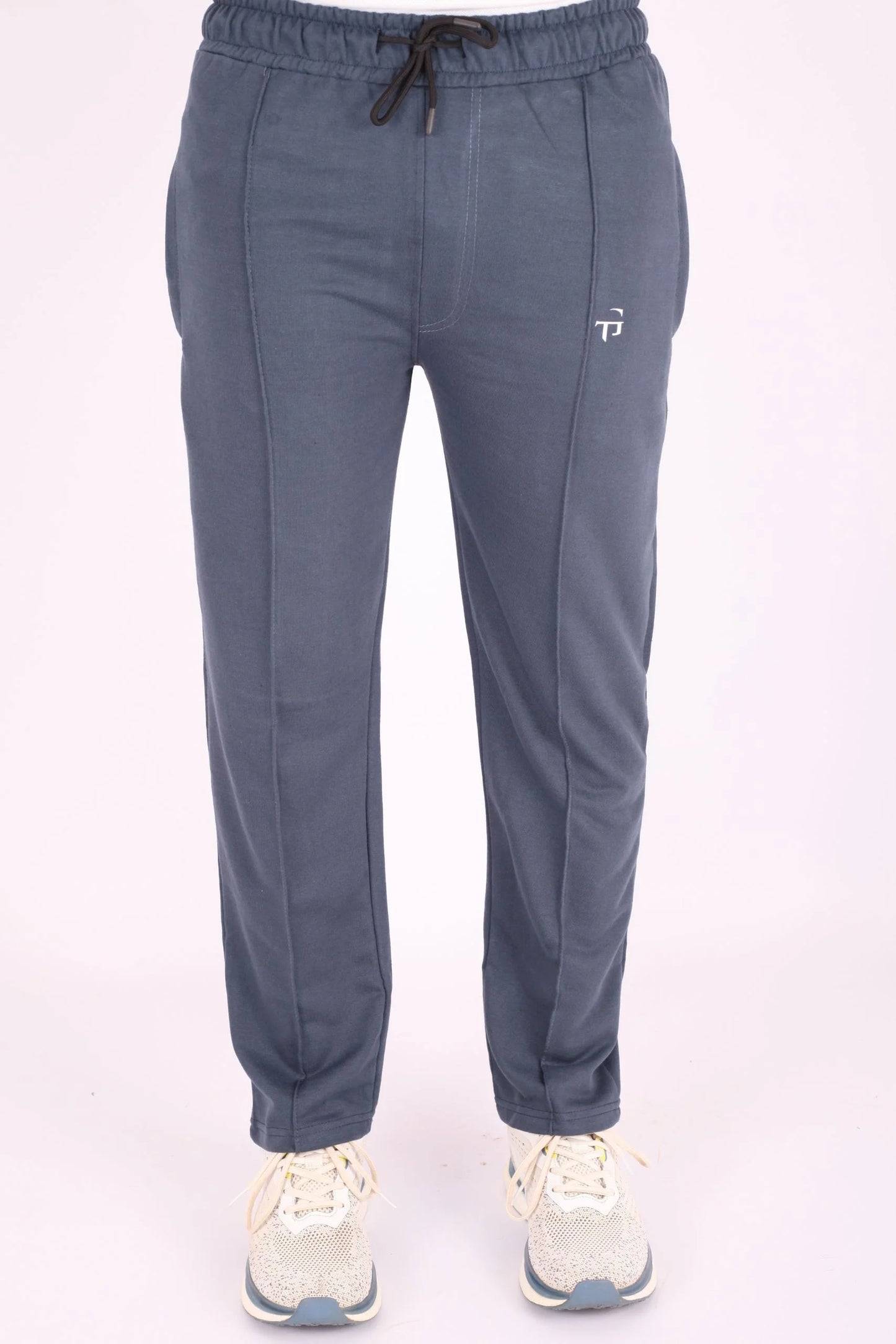 PLEATED TROUSERS | TEAL BLUE