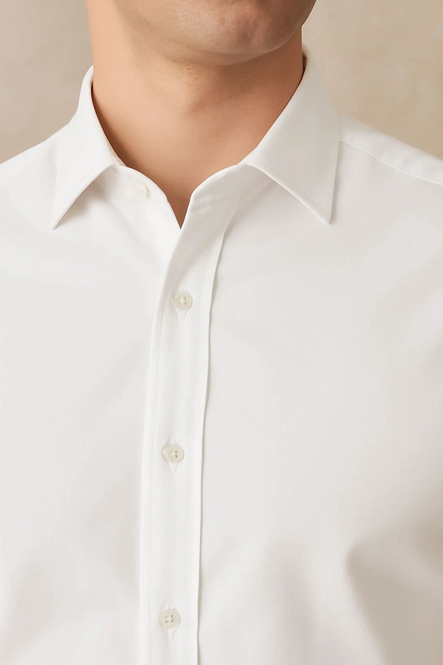 FORMAL OXFORD SHIRT | OFF WHITE
