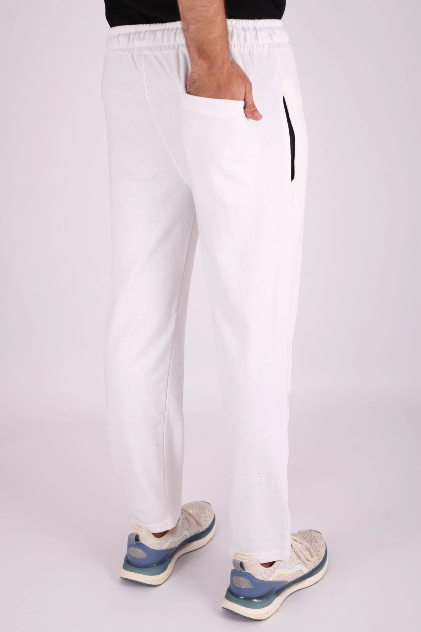 PLEATED TROUSERS | OFF WHITE