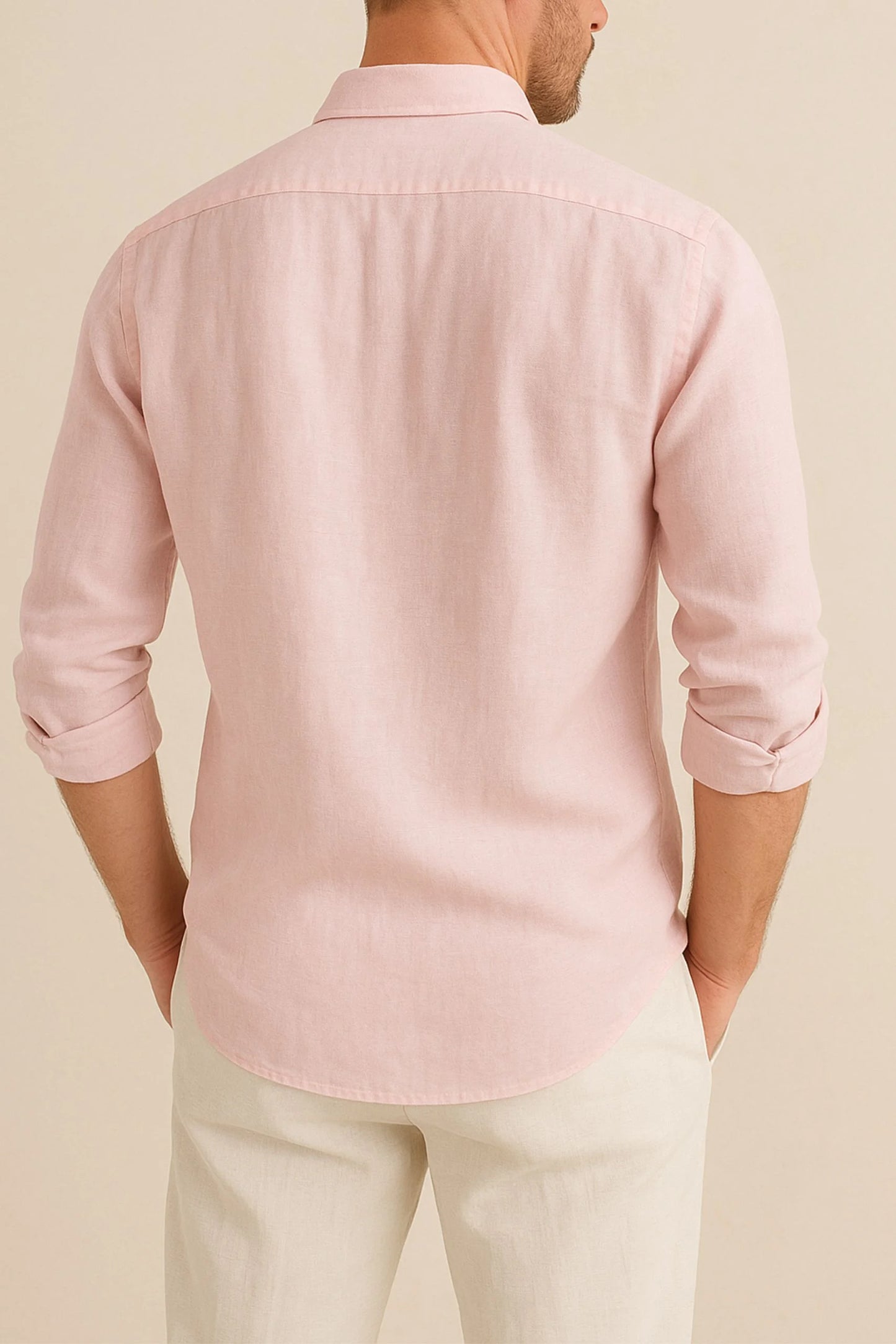 LINEN SHIRT | TEA PINK