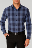 CHECKERED SHIRT | DENIM BLUE