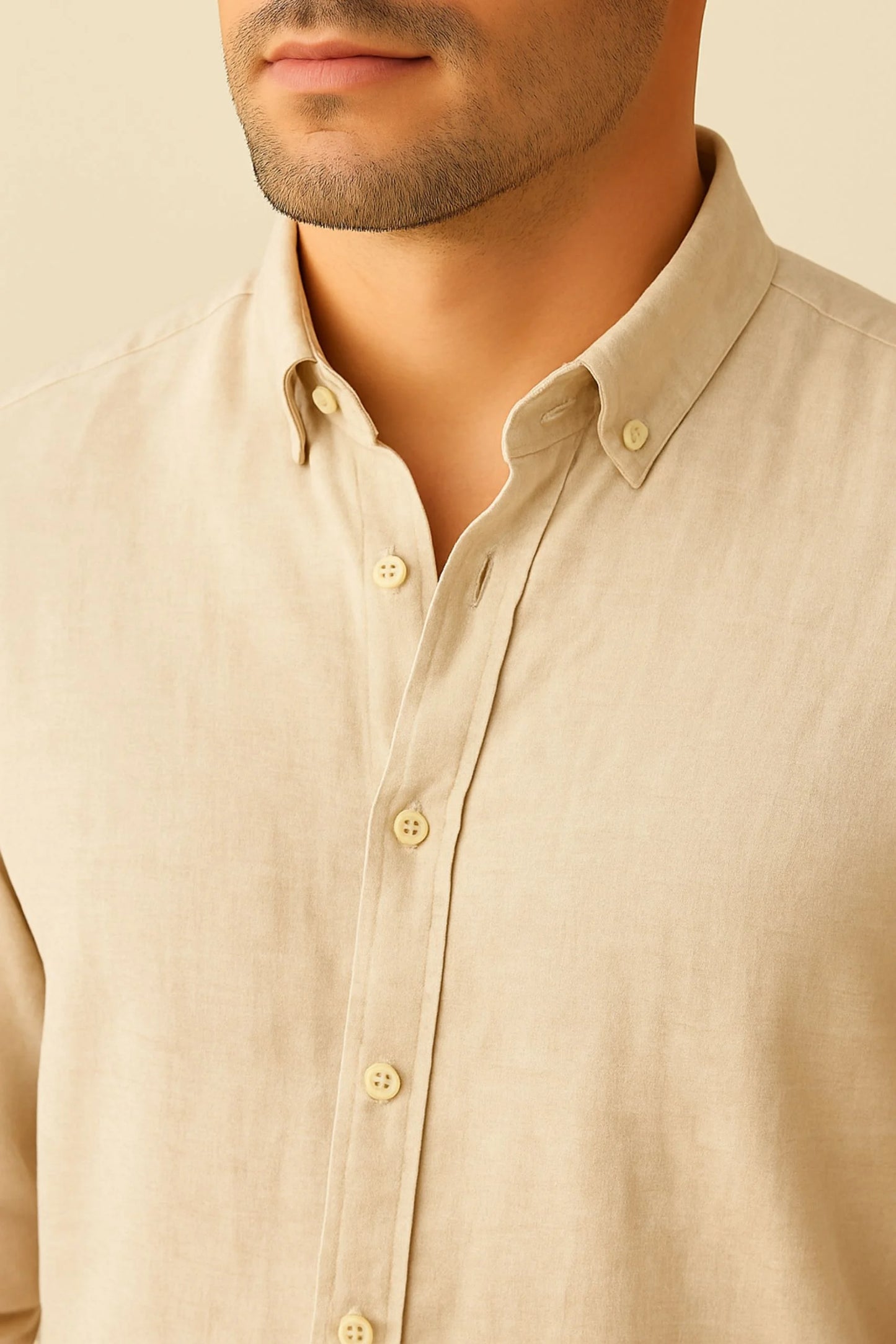 LINEN SHIRT | BEIGE