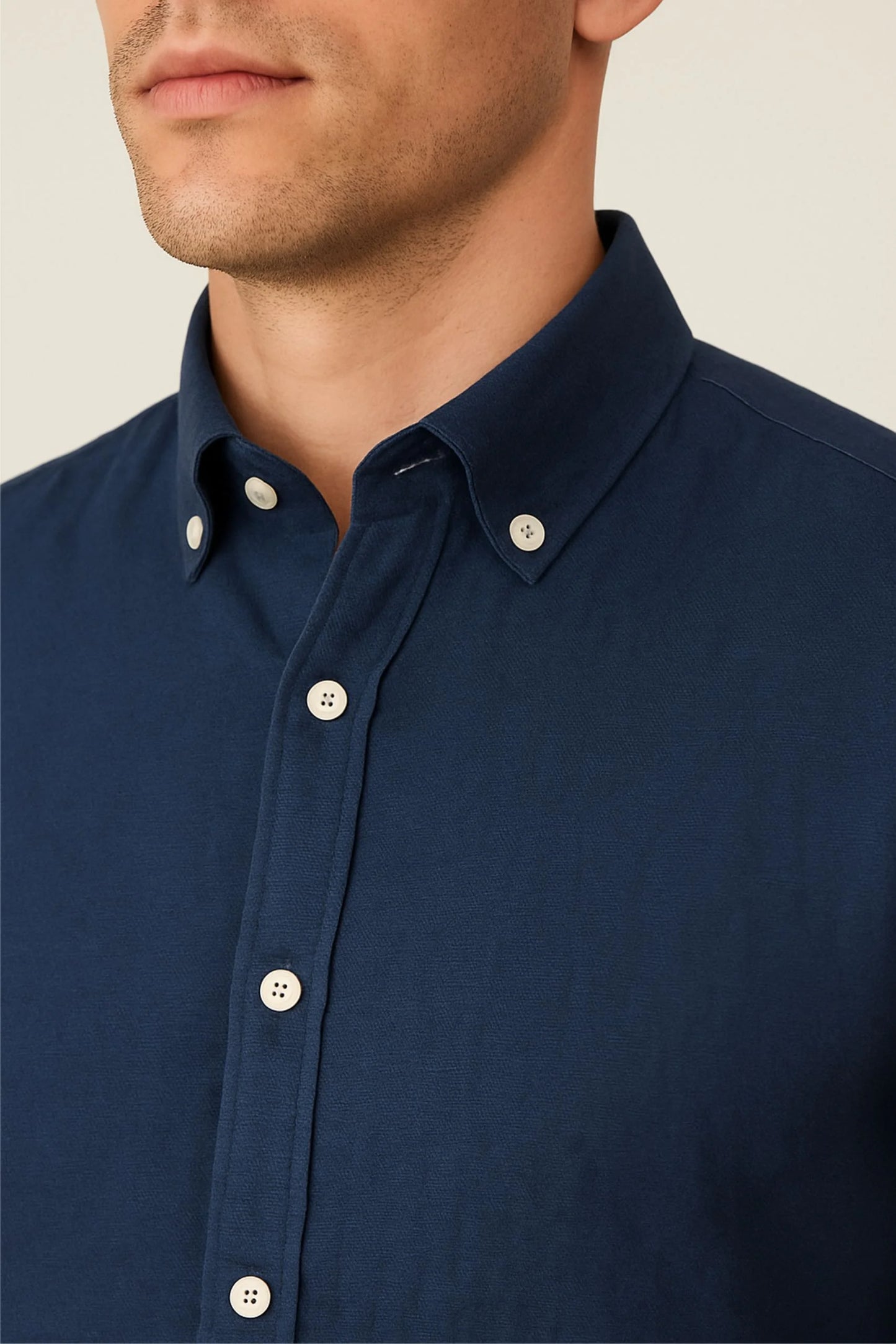 LINEN SHIRT | NAVY BLUE