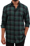 CHECKERED SHIRT | GREEN / BLACK