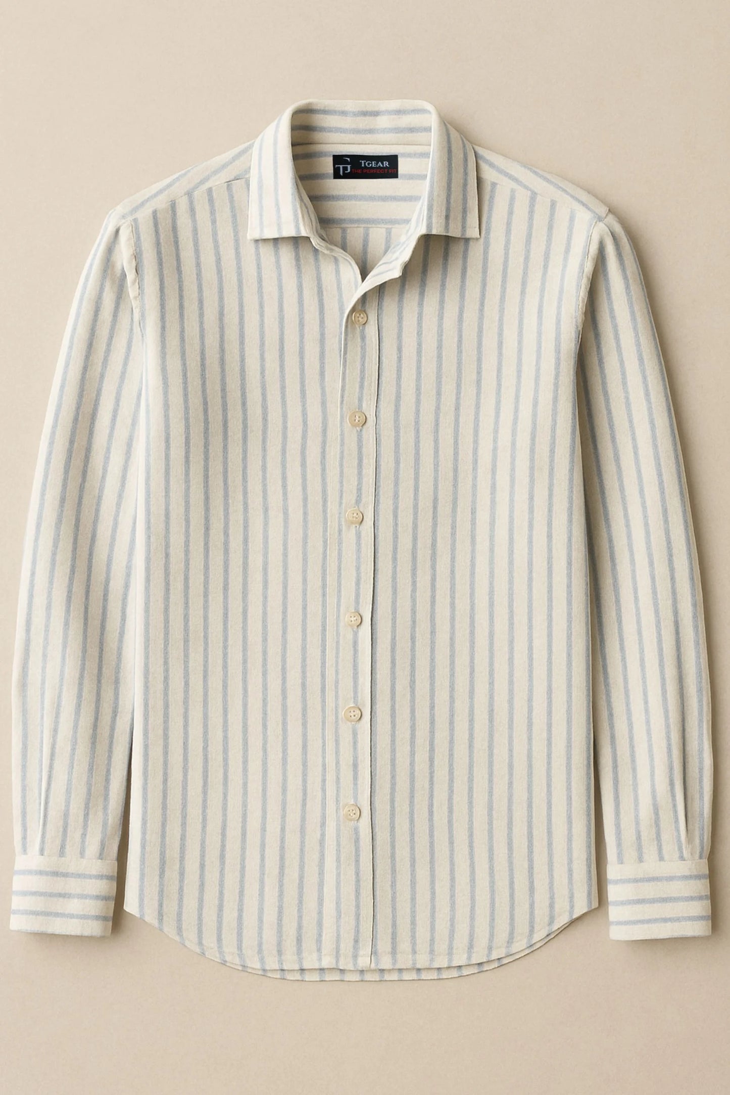 LINEN STRIPED SHIRT | BLUE/WHITE