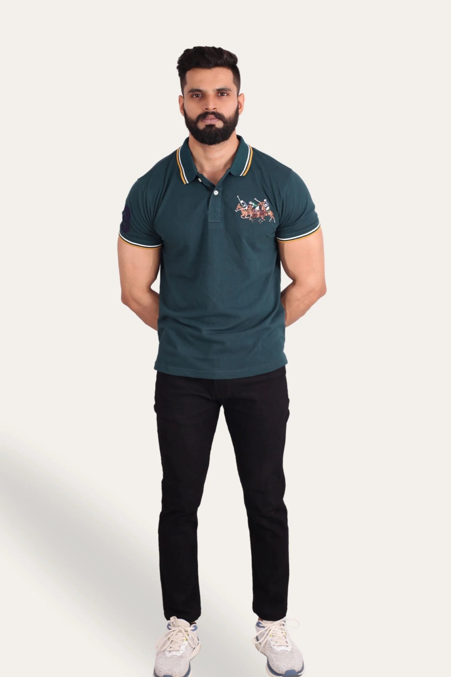 3 PONY POLO | TEAL