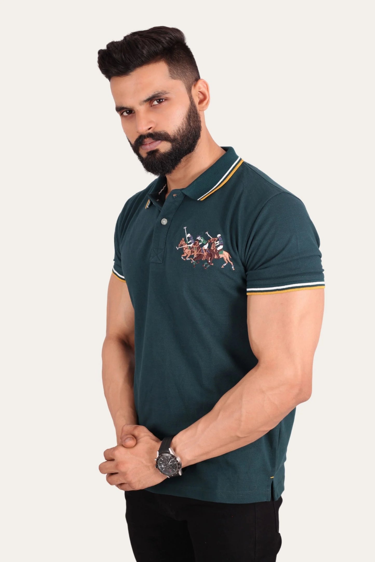 3 PONY POLO | TEAL