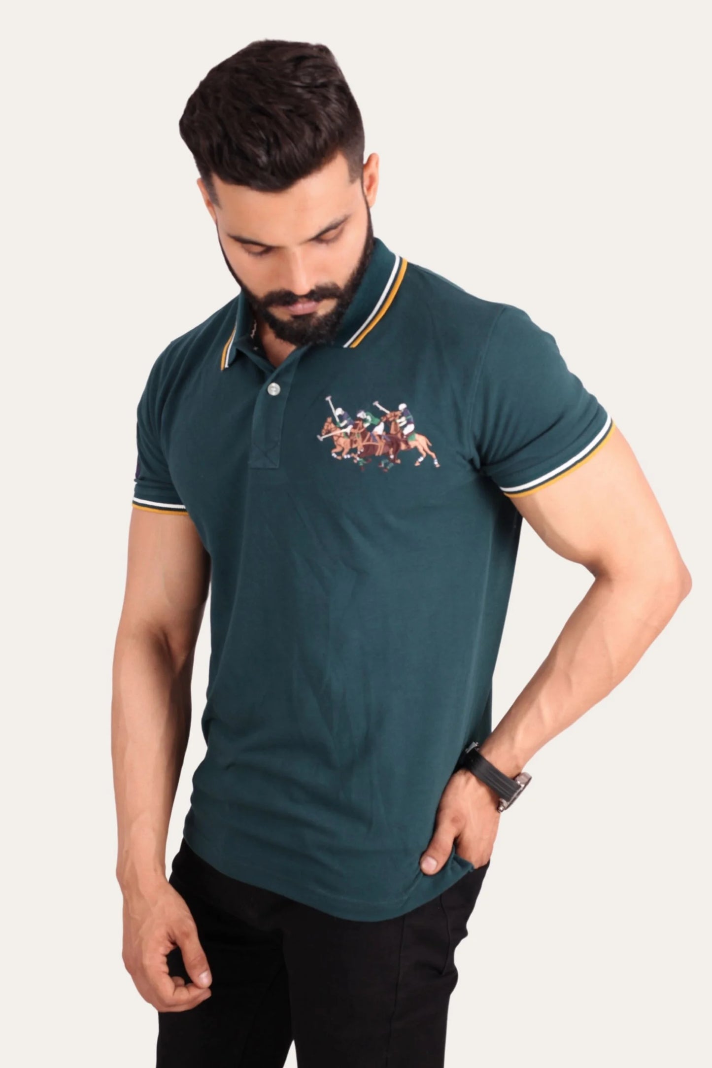 3 PONY POLO | TEAL