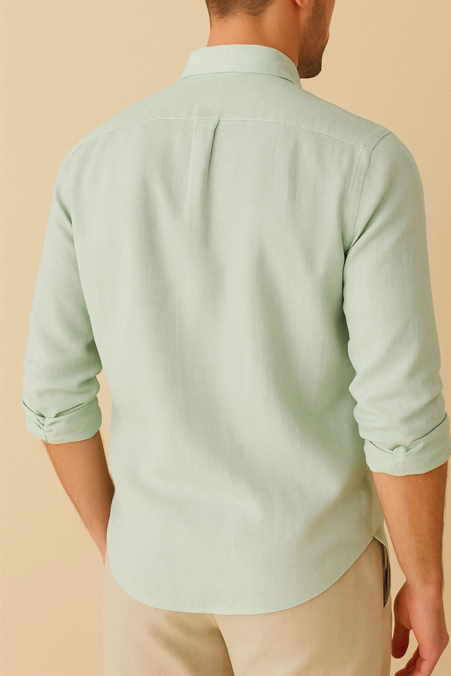 LINEN SHIRT | MINT GREEN