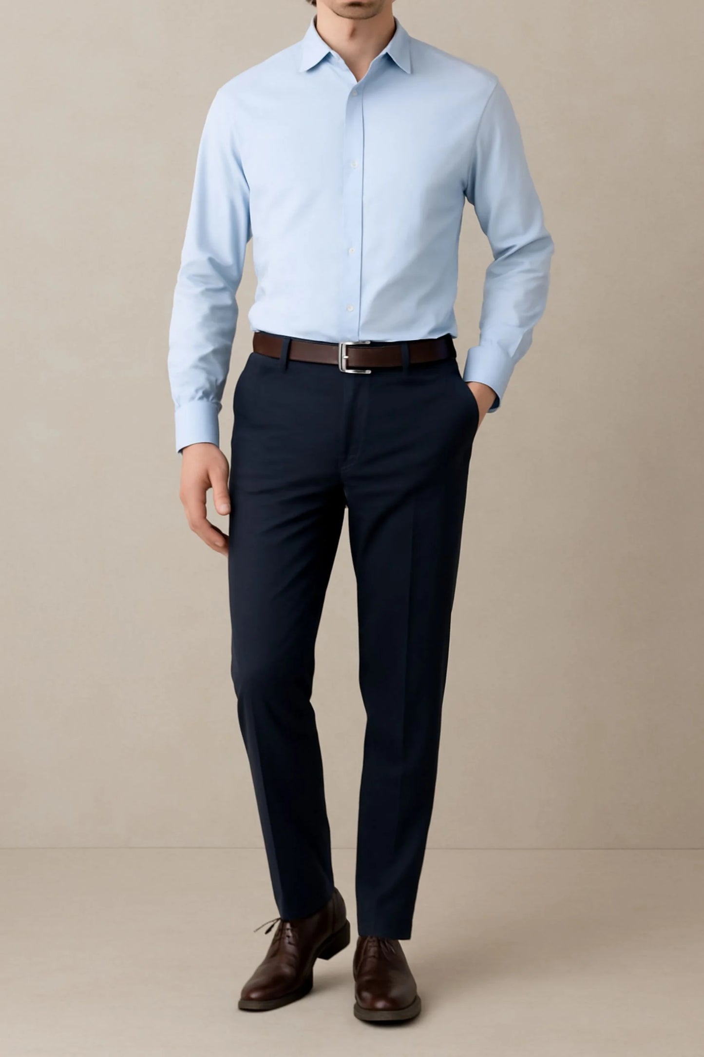 FORMAL OXFORD SHIRT | ICE BLUE
