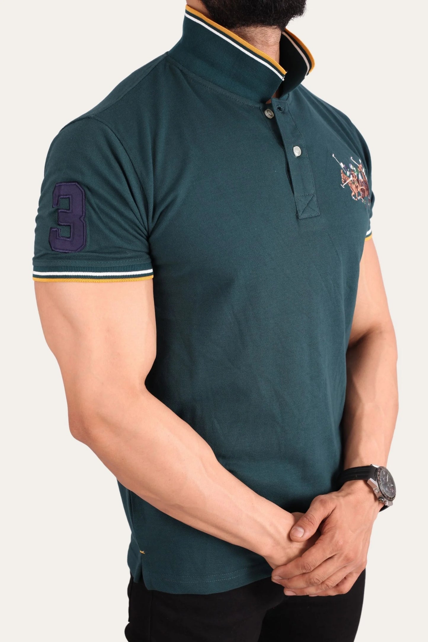 3 PONY POLO | TEAL