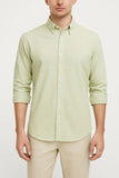 LINEN SHIRT | PISTACHIO GREEN