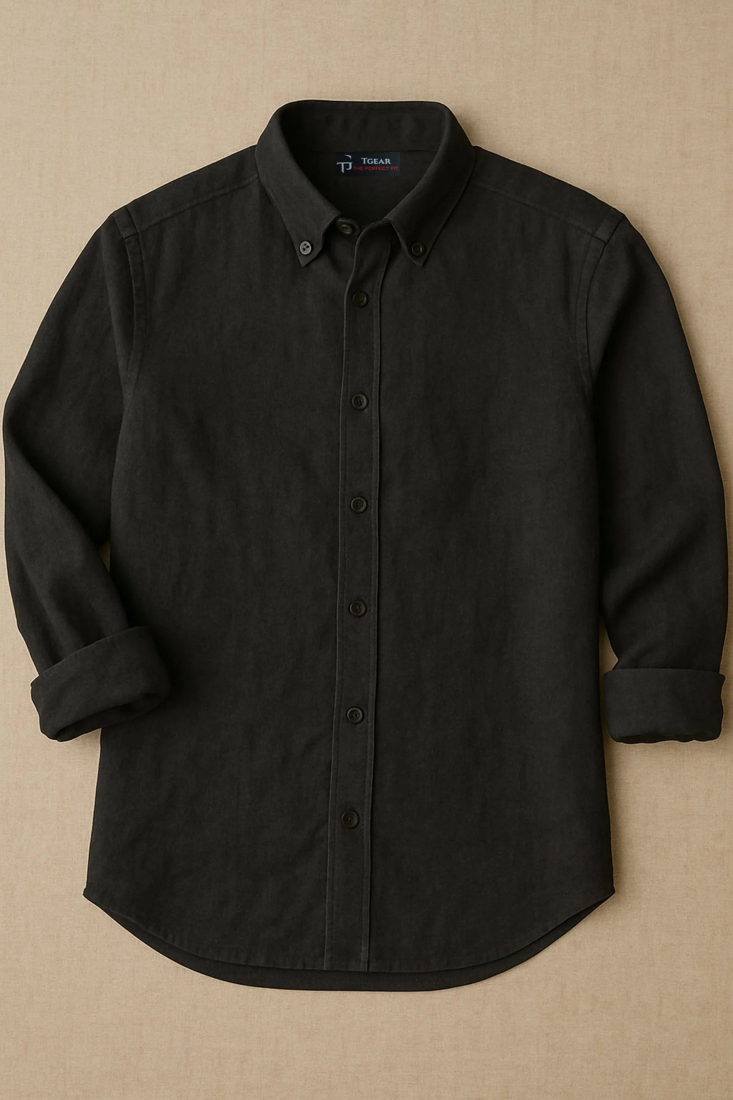 LINEN SHIRT | BLACK