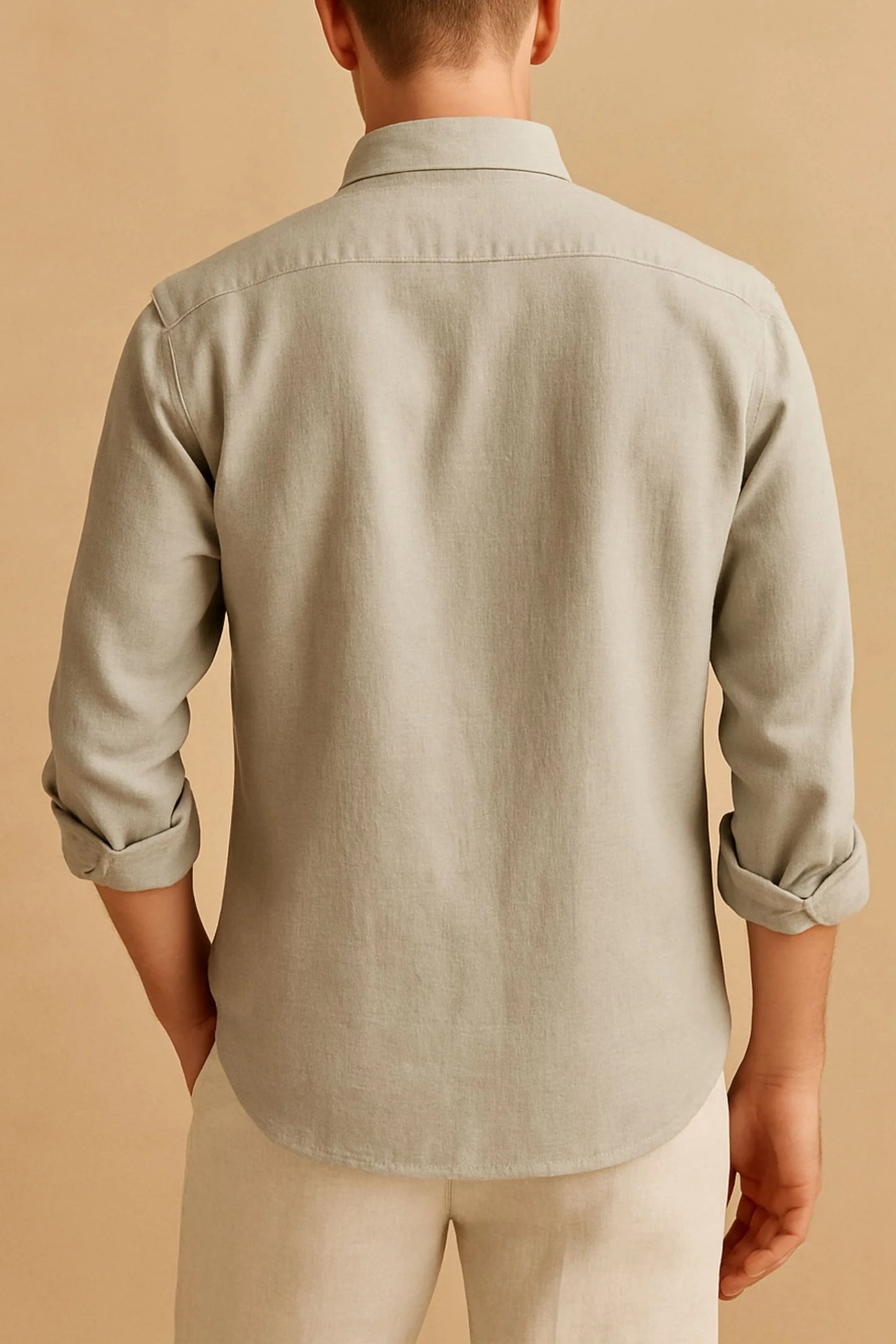 LINEN SHIRT | SLATE GRAY