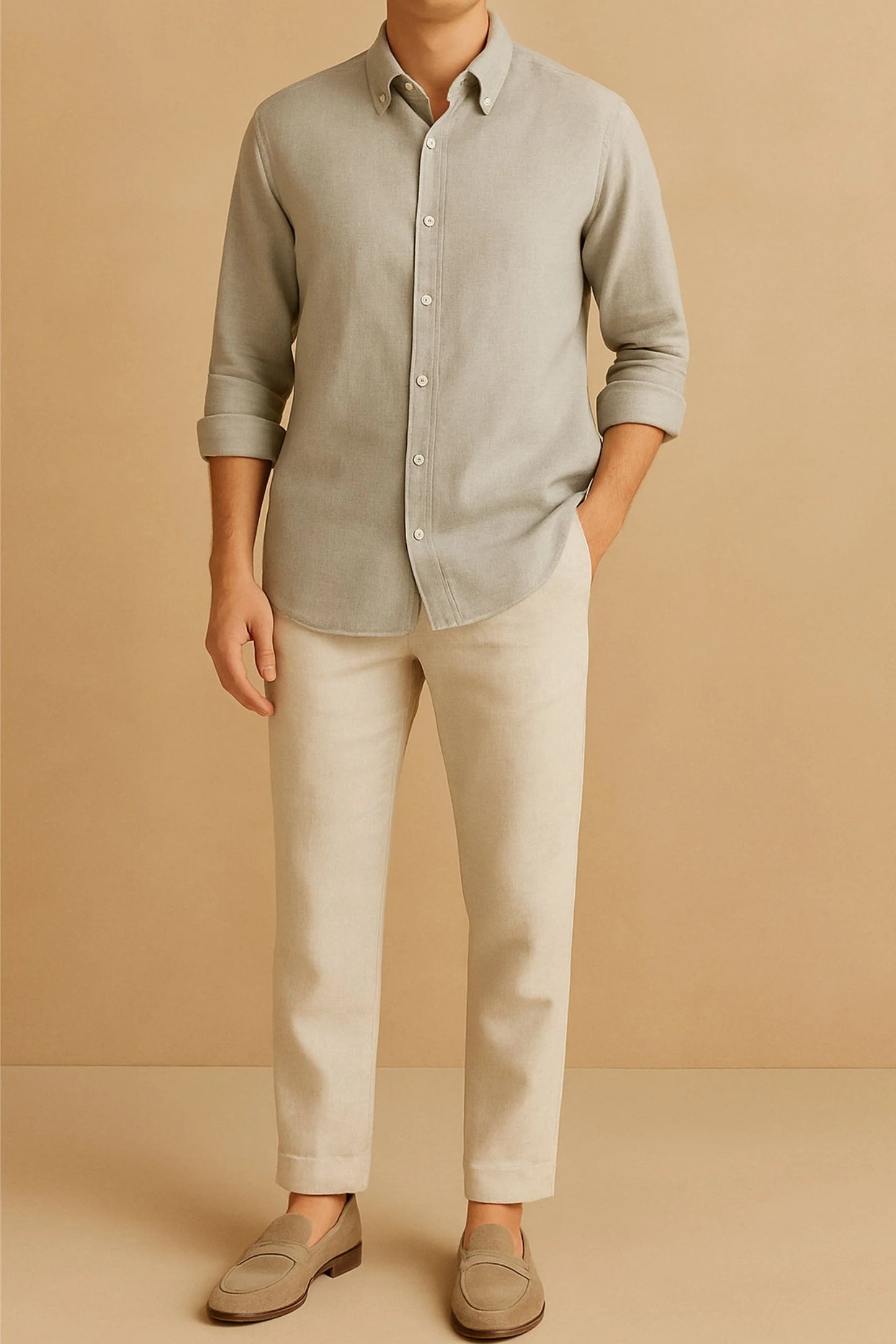 LINEN SHIRT | SLATE GRAY