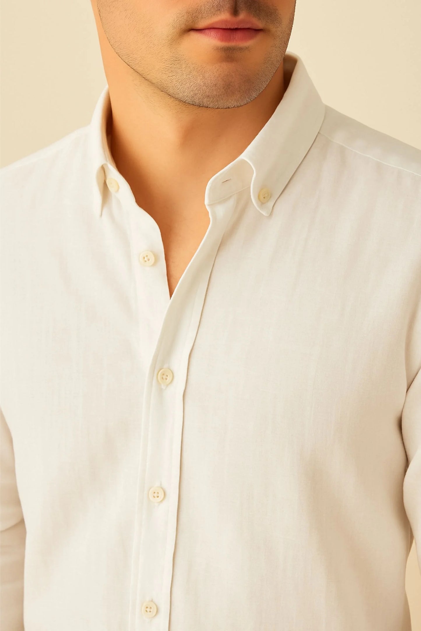 LINEN SHIRT | WHITE