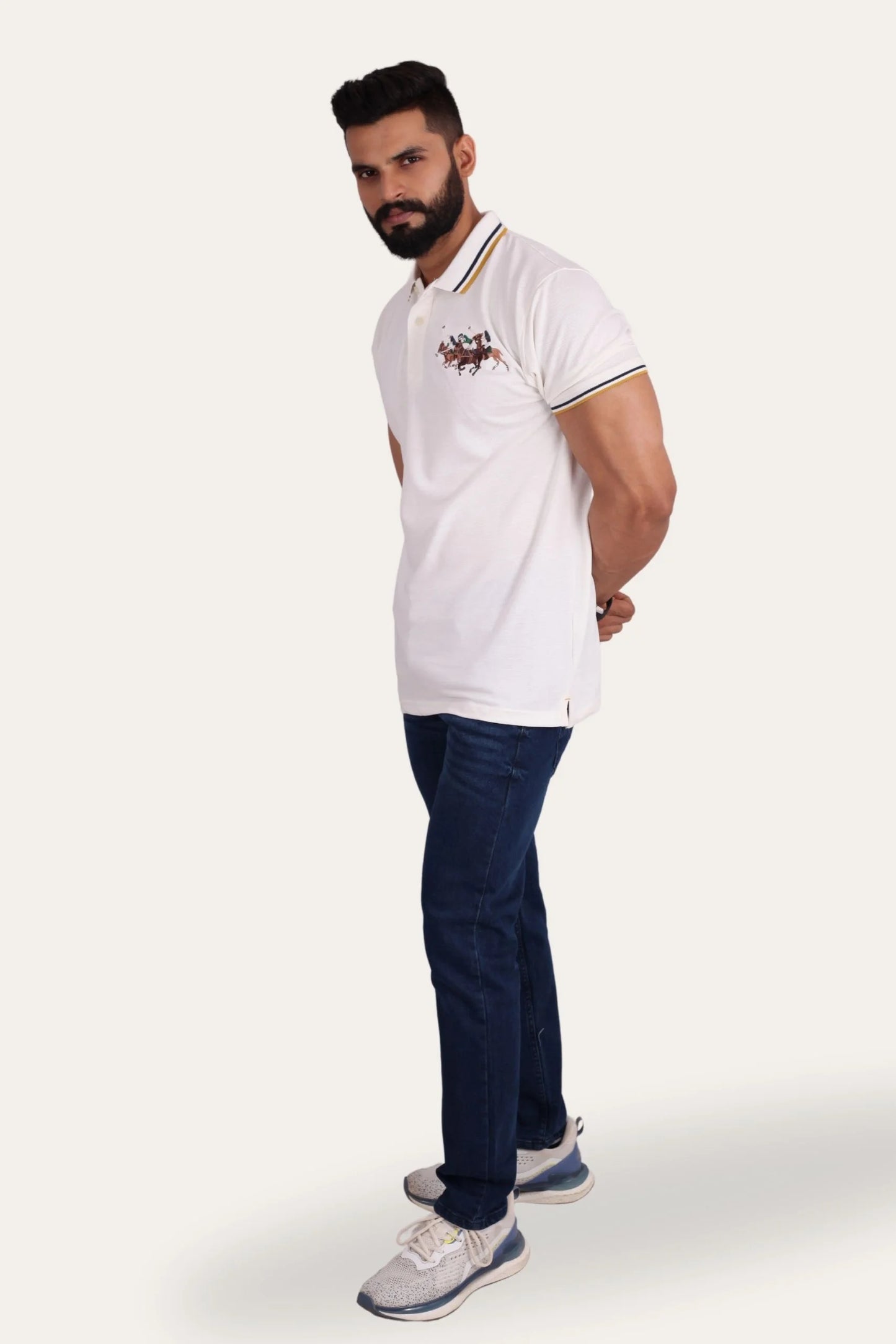 3 PONY POLO | OFF WHITE
