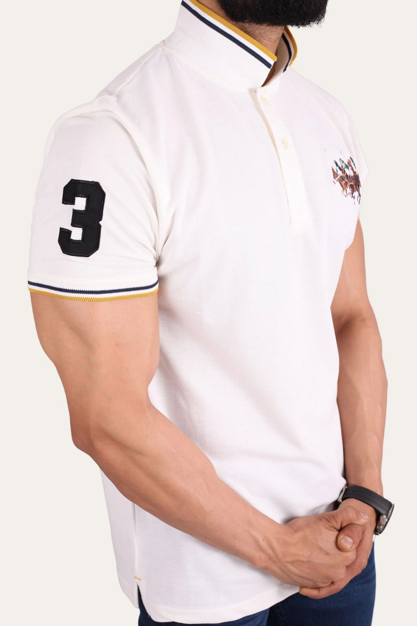 3 PONY POLO | OFF WHITE