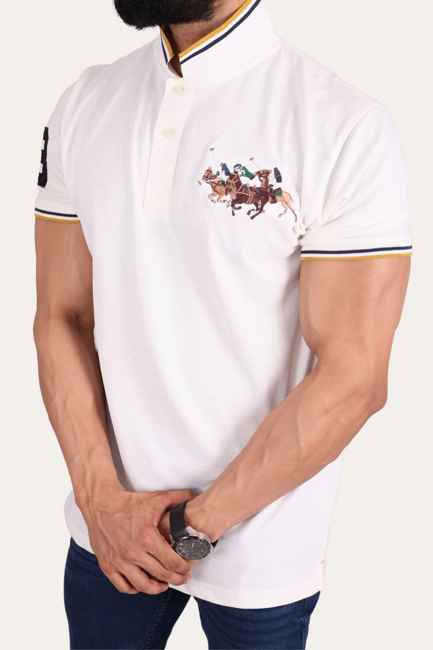 3 PONY POLO | OFF WHITE