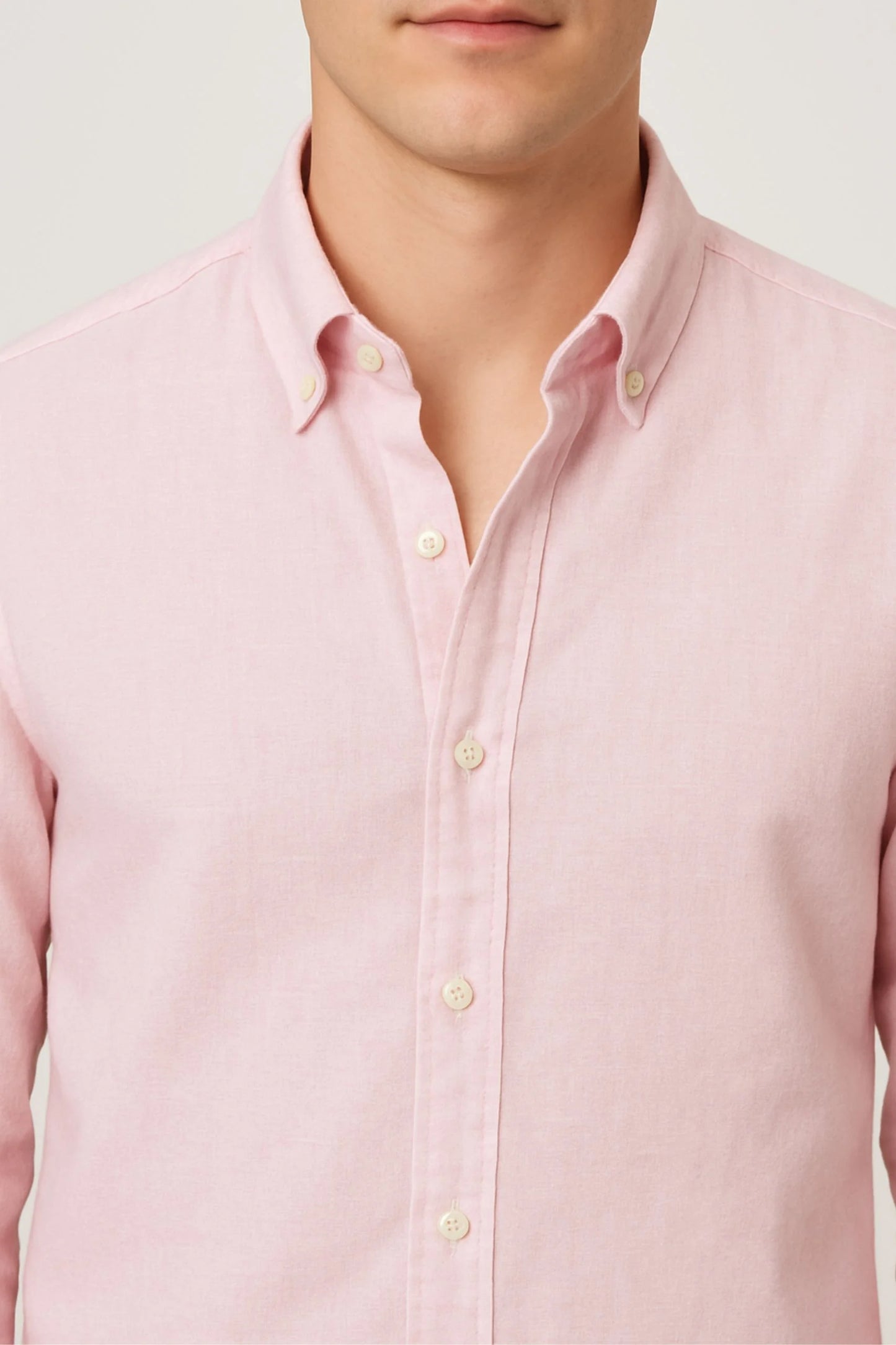 LINEN SHIRT | TEA PINK