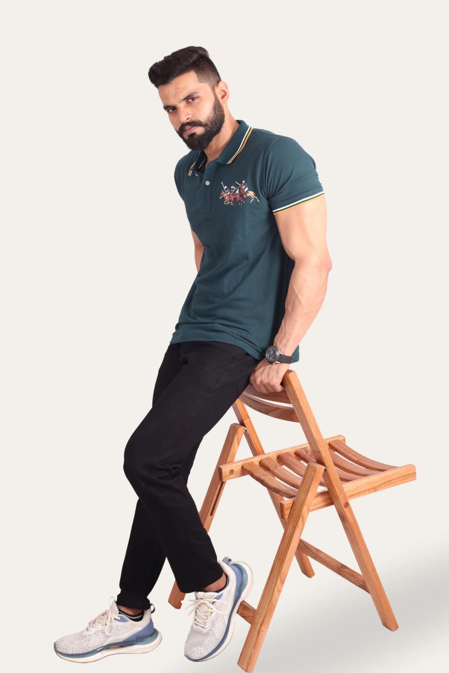 3 PONY POLO | TEAL