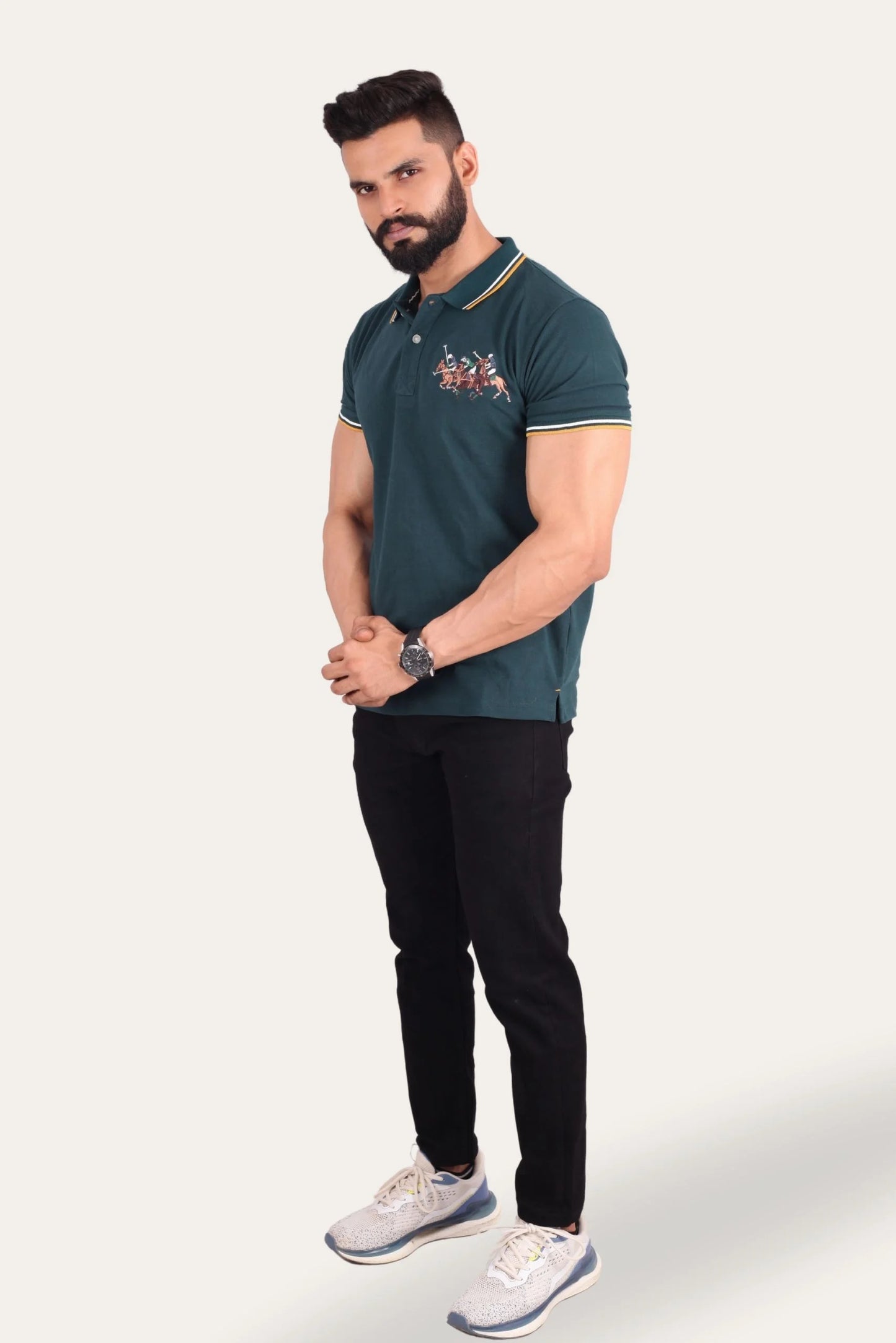 3 PONY POLO | TEAL
