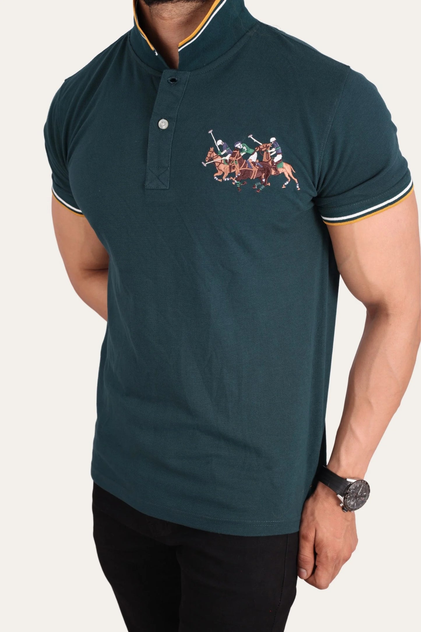 3 PONY POLO | TEAL