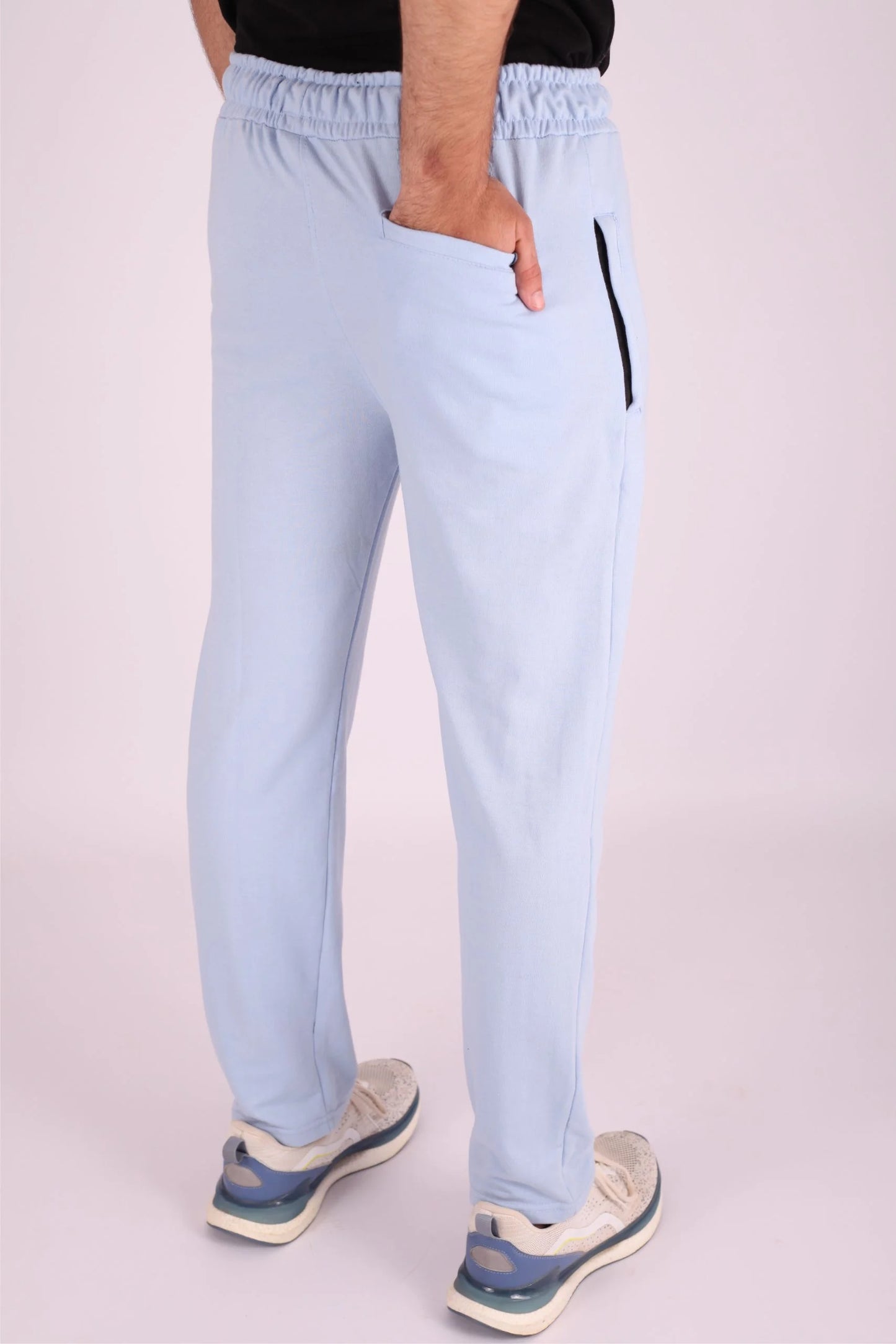 PLEATED TROUSERS | SKY BLUE