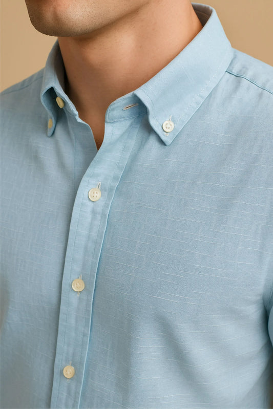 LINEN SHIRT | SKY BLUE